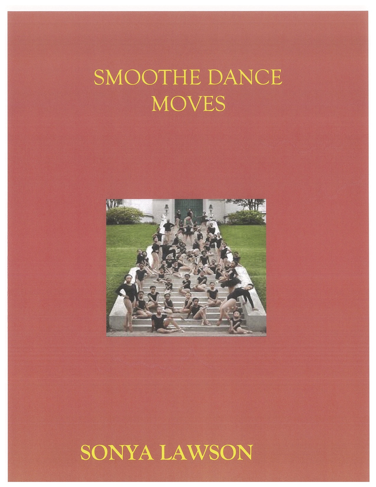 The cover page of my chapbook has the author's name an introduction to the dances.