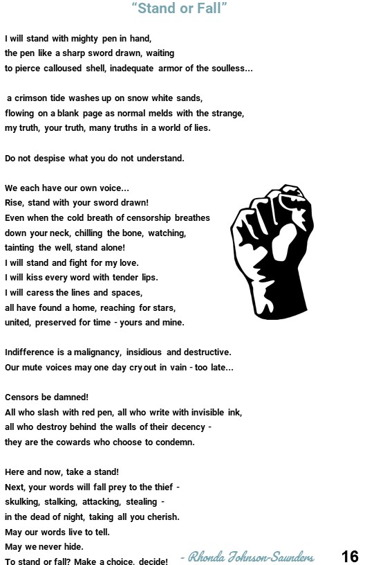 18. Poem about censorship and the power of the pen