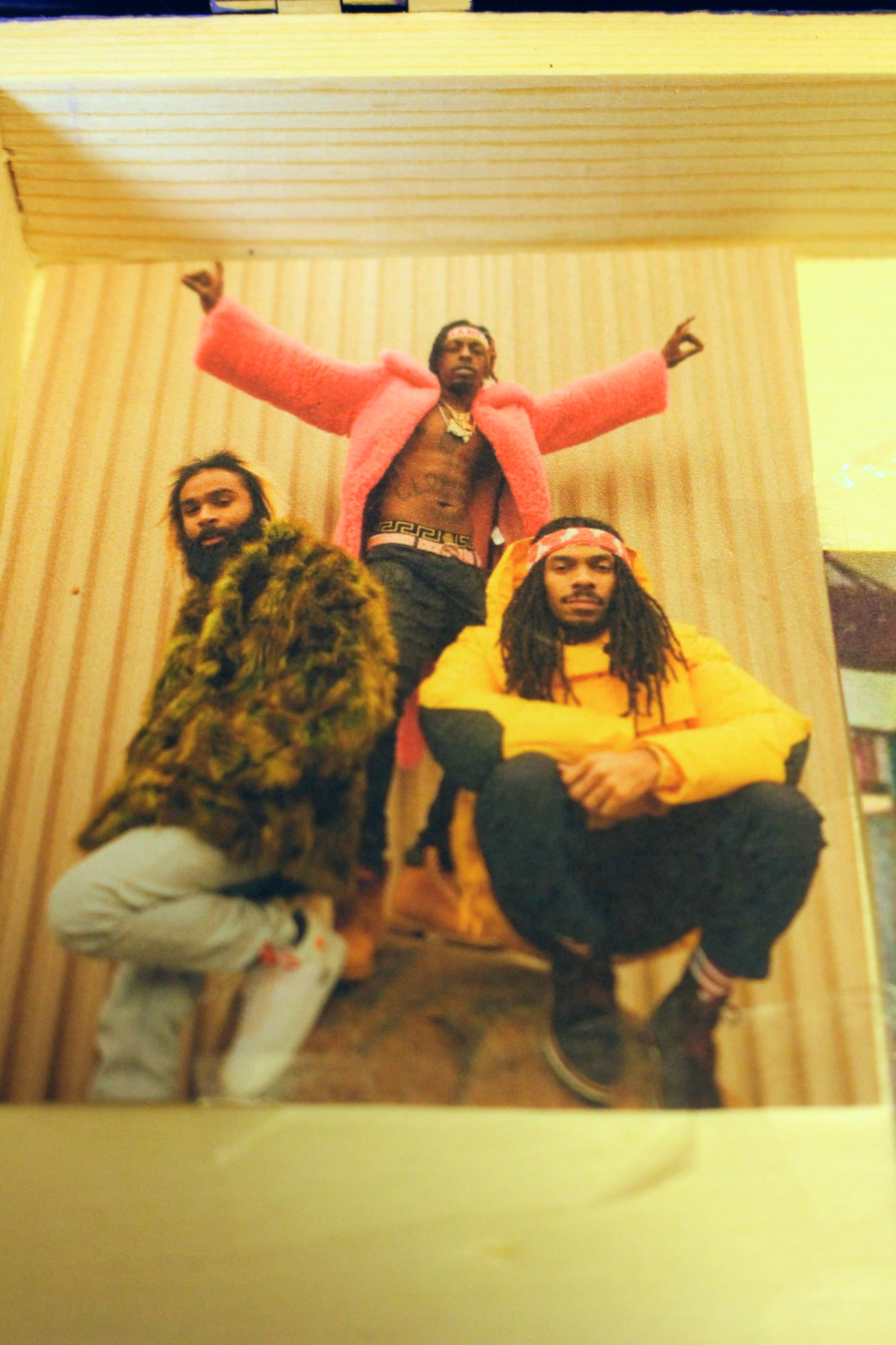 This image is of Flatbush Zombies, my favorite rap group. I included them in my teaching module and in the kit to show how other cultures, aside from Black-American culture can influence rap music. Particularly Caribbean culture where both the founders of hip hop and the Flatbush Zombies derive from